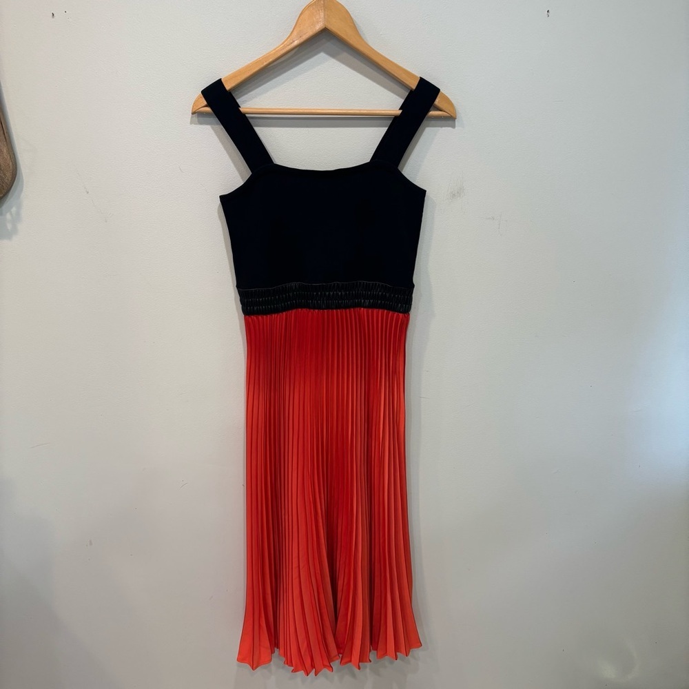 Proenza Schouler Black and Red Midi Dress
